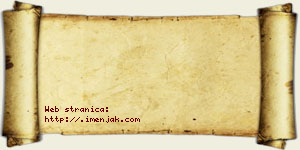 Jana Veljković vizit kartica